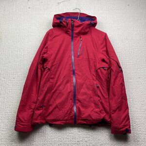 ONeill Explore Series Winter Jacket Snowboar / Ski Wom M Red Hooded 15K Snow